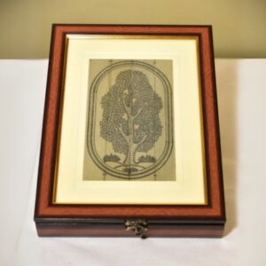 Home palm leaf jewellery box