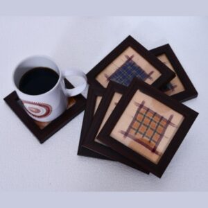Home large 5"x5" coaster set (six pcs)