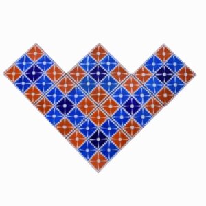 Home rangchakra tile coaster set