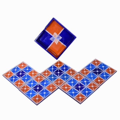 rangchakra tile coaster set rangchakra tile coaster set