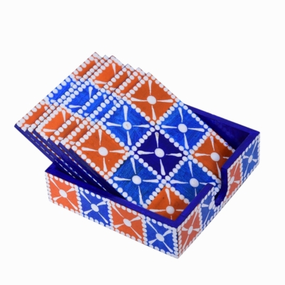 rangchakra tile coaster set rangchakra tile coaster set