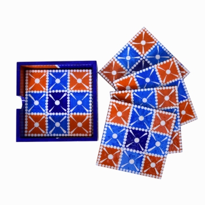 rangchakra tile coaster set rangchakra tile coaster set